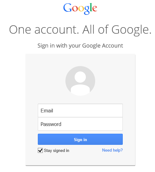 You can use your Google Login ID to see your website